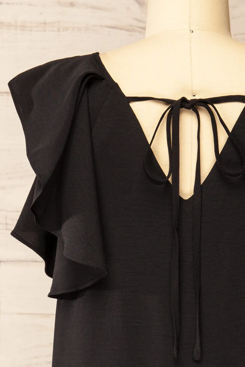 Aaron Black| Straight Short Dress
