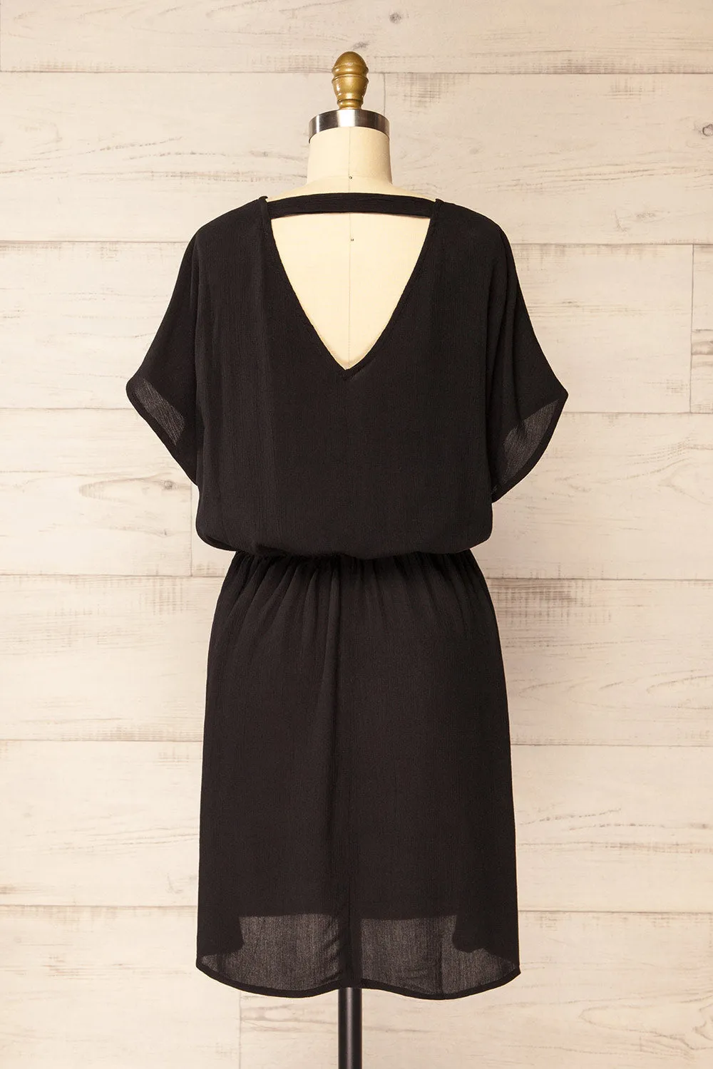 Ababa Black | Oversized Short Dress