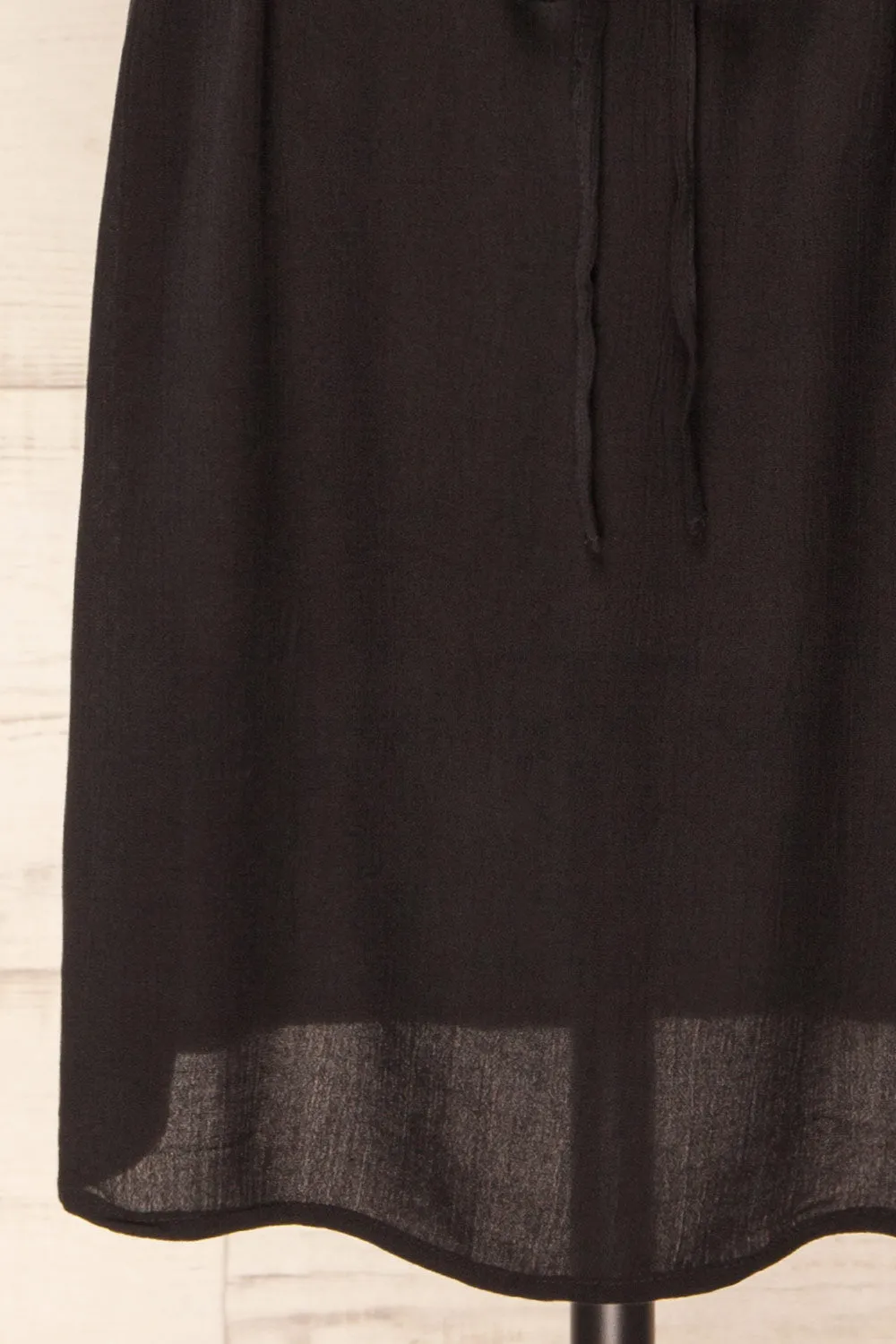Ababa Black | Oversized Short Dress
