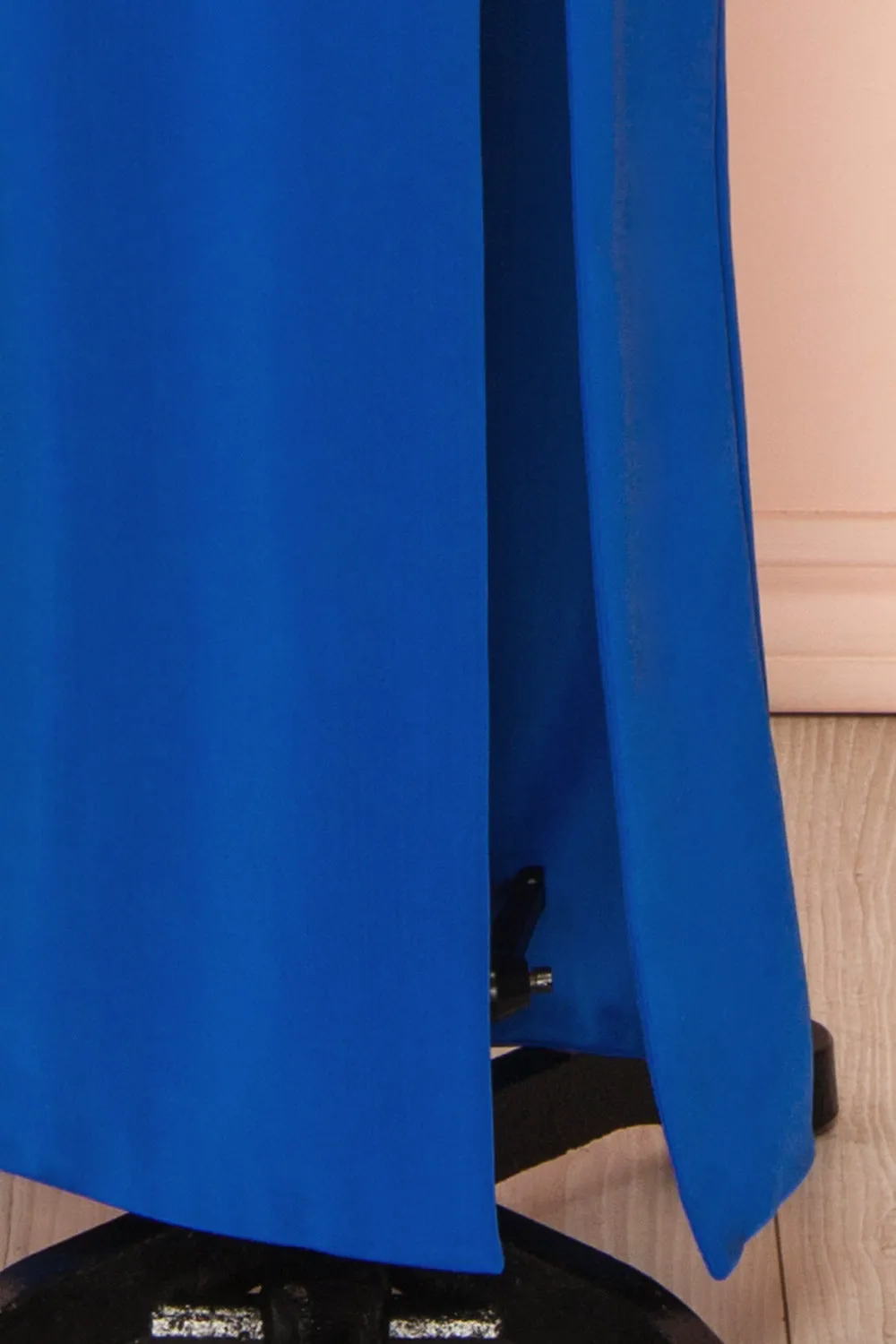 Alba Blue | Maxi Dress w/ Deep V-Neckline