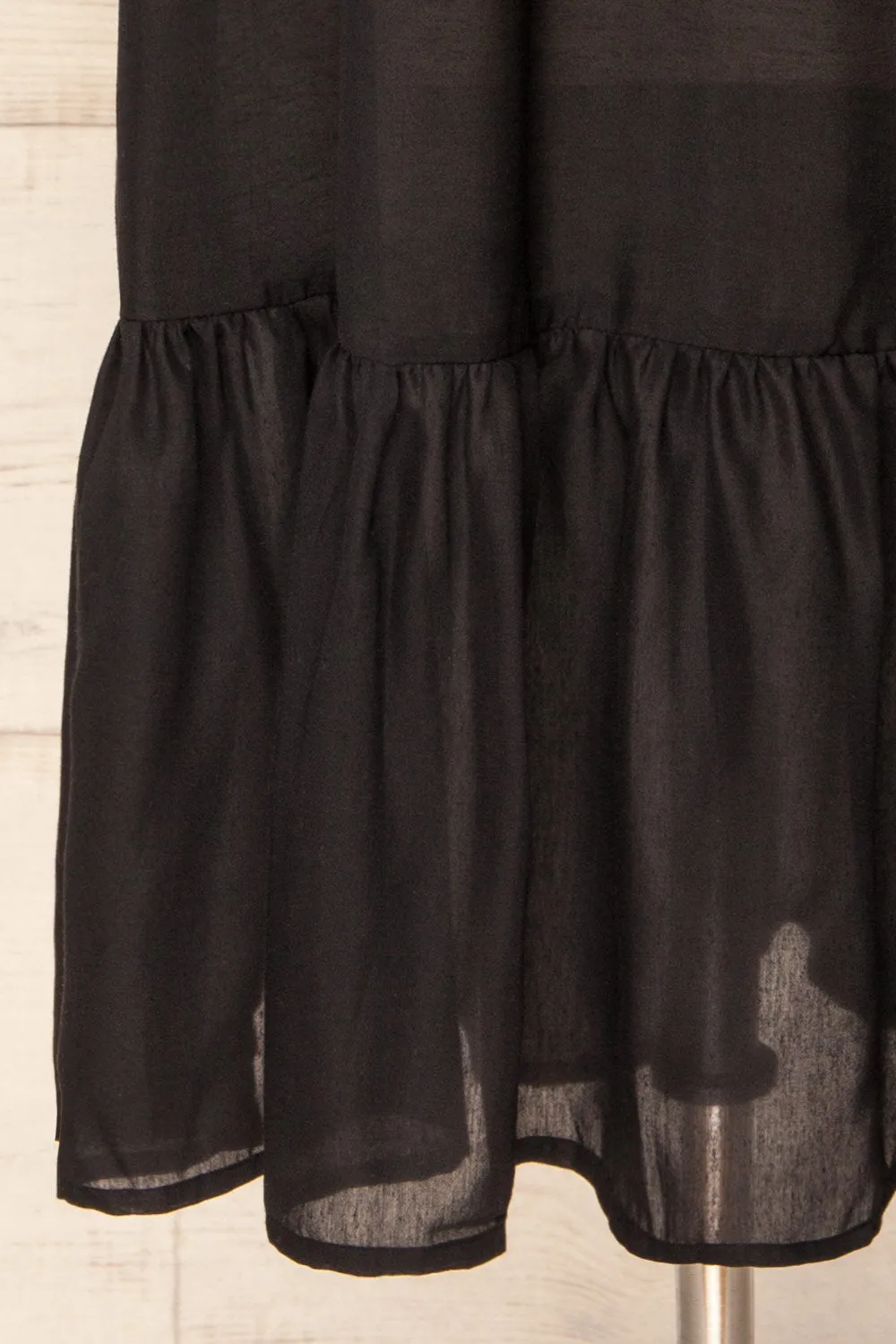 Berkana Black | Midi Beach Dress