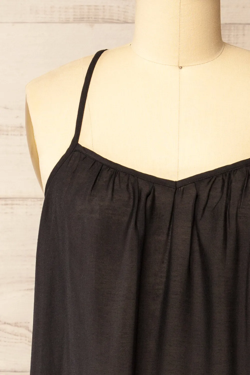 Berkana Black | Midi Beach Dress