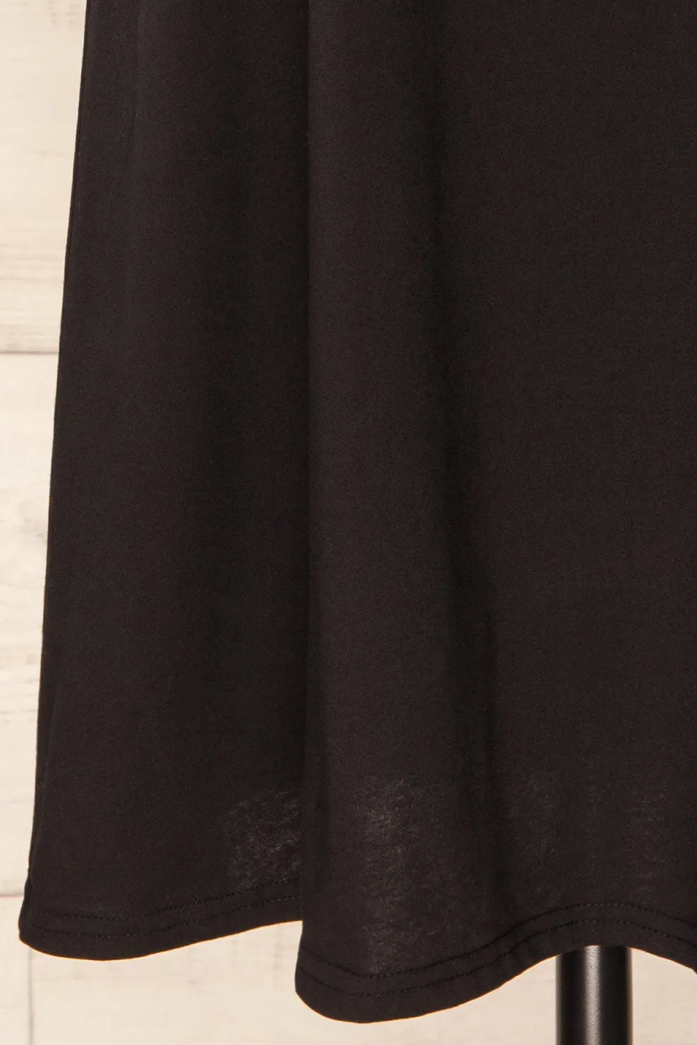 Canchimalero | Short Loose Black Dress
