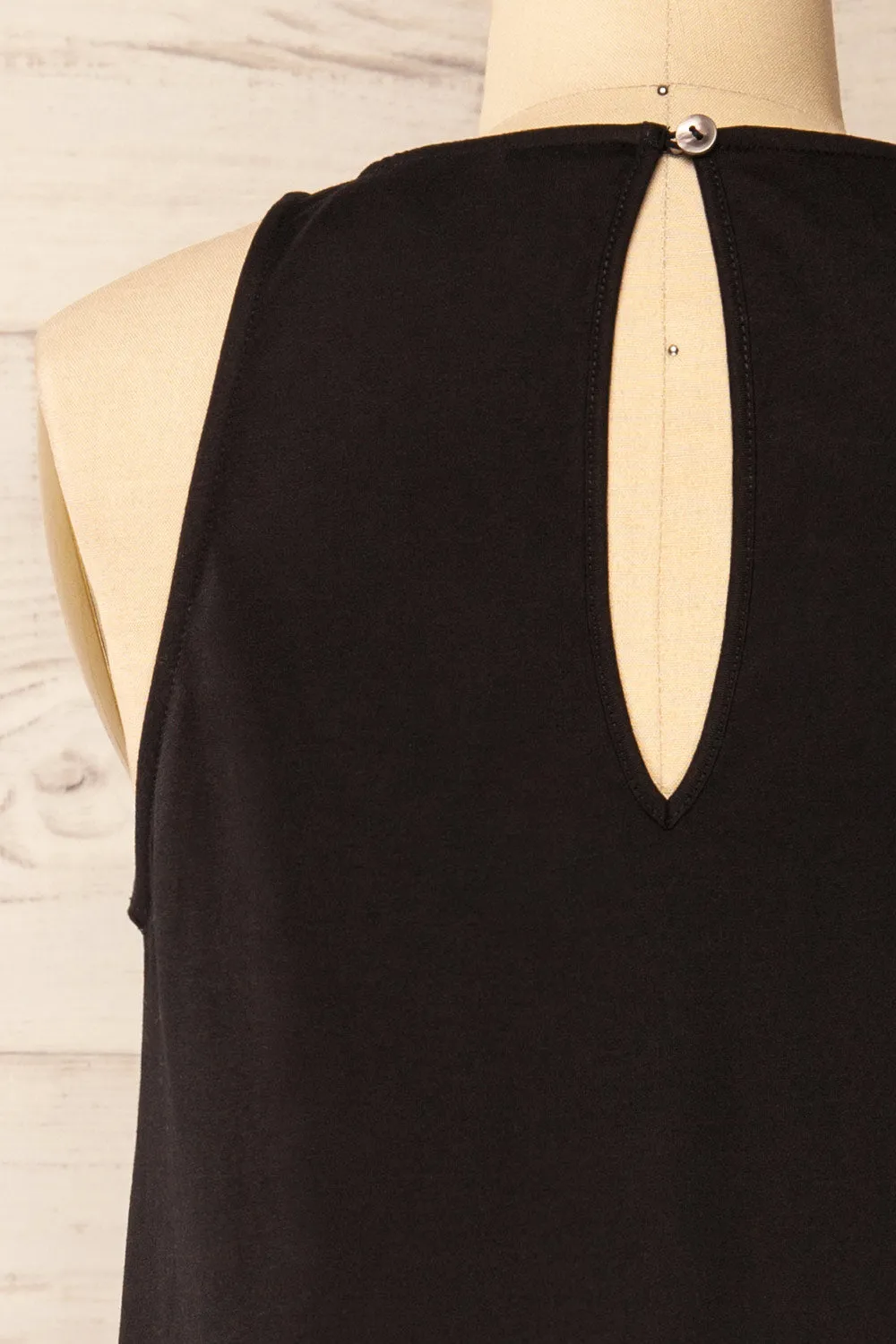 Canchimalero | Short Loose Black Dress