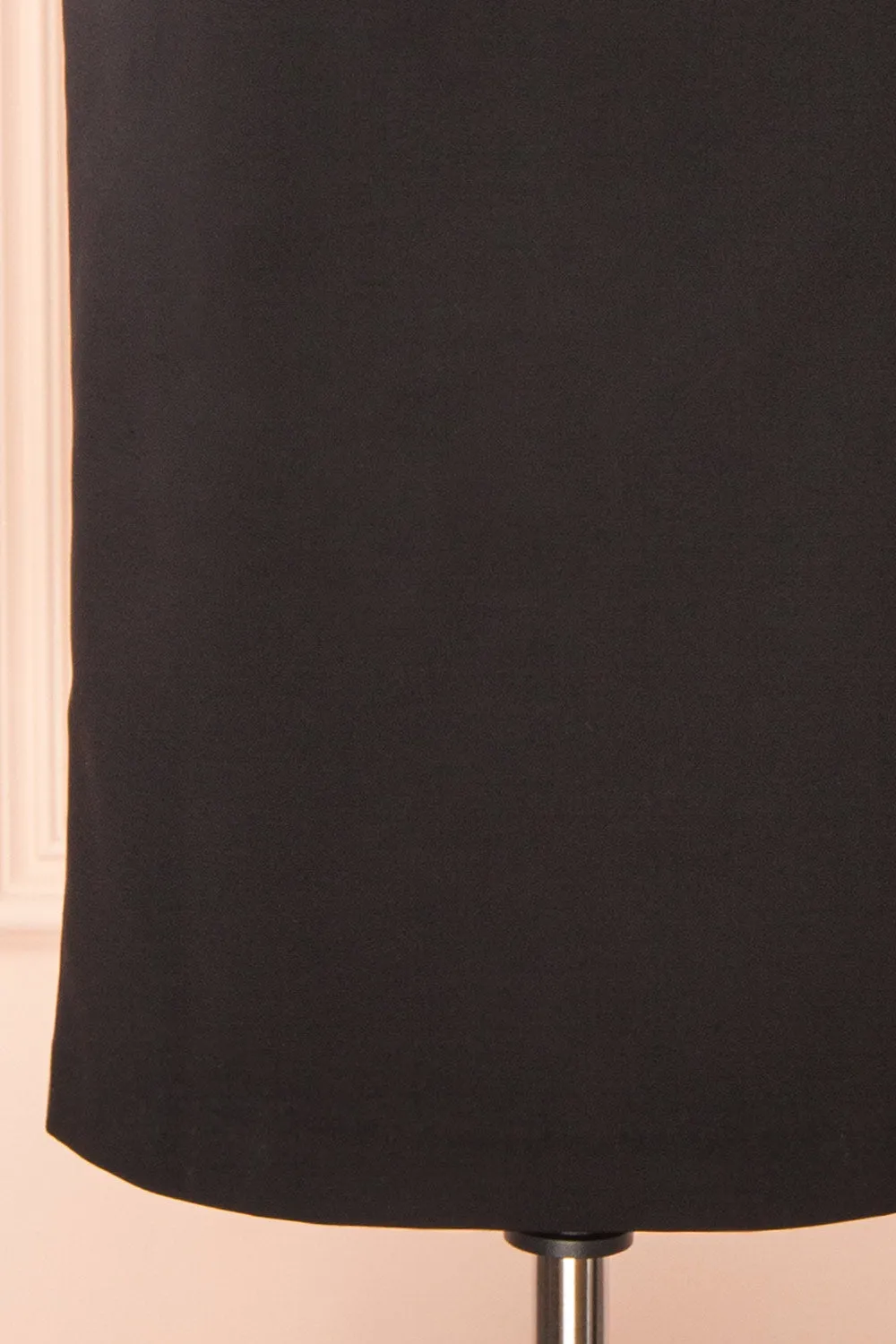 Gaile Black | Shoulder Tie Midi Dress