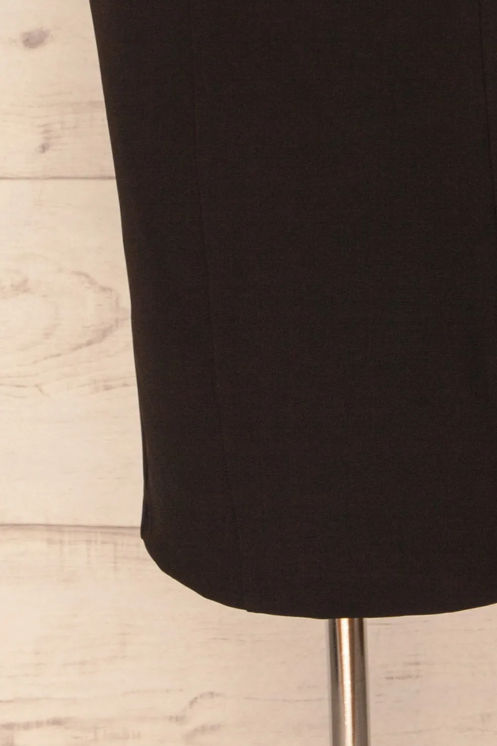 Kavala Black | Fitted Midi Dress