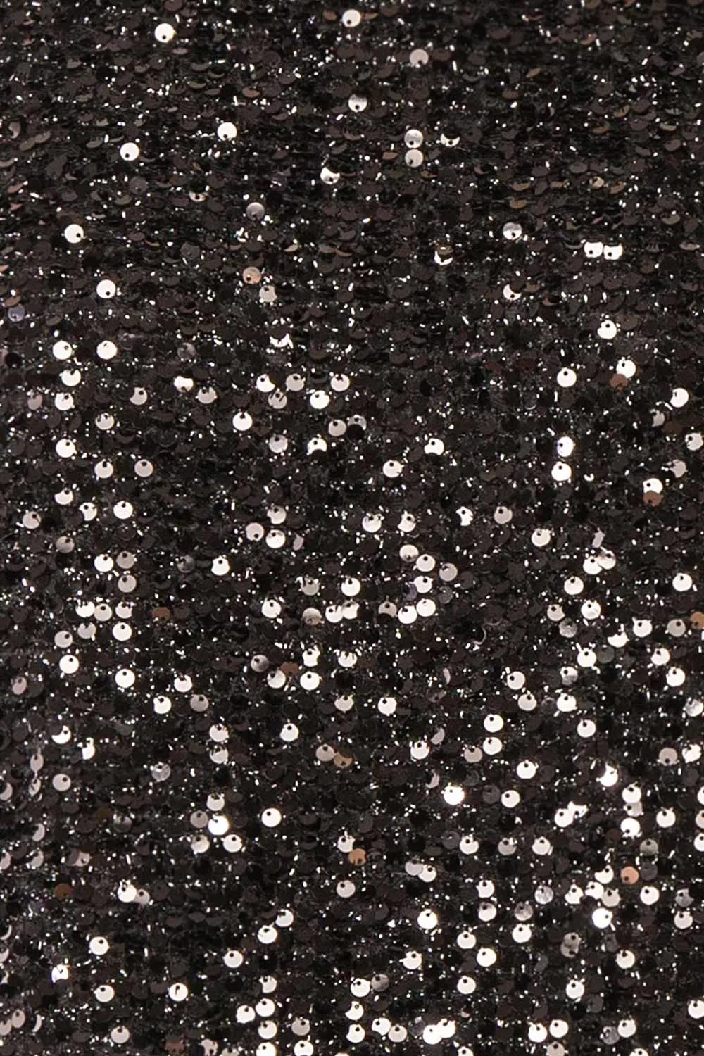 Kyomi Black |Short Sequin Dress
