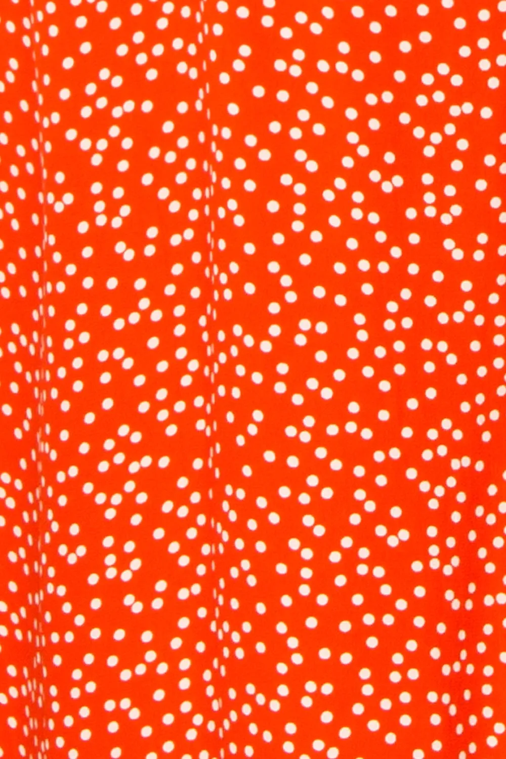 Laureanne | Red Polka Dot Belted Midi Dress