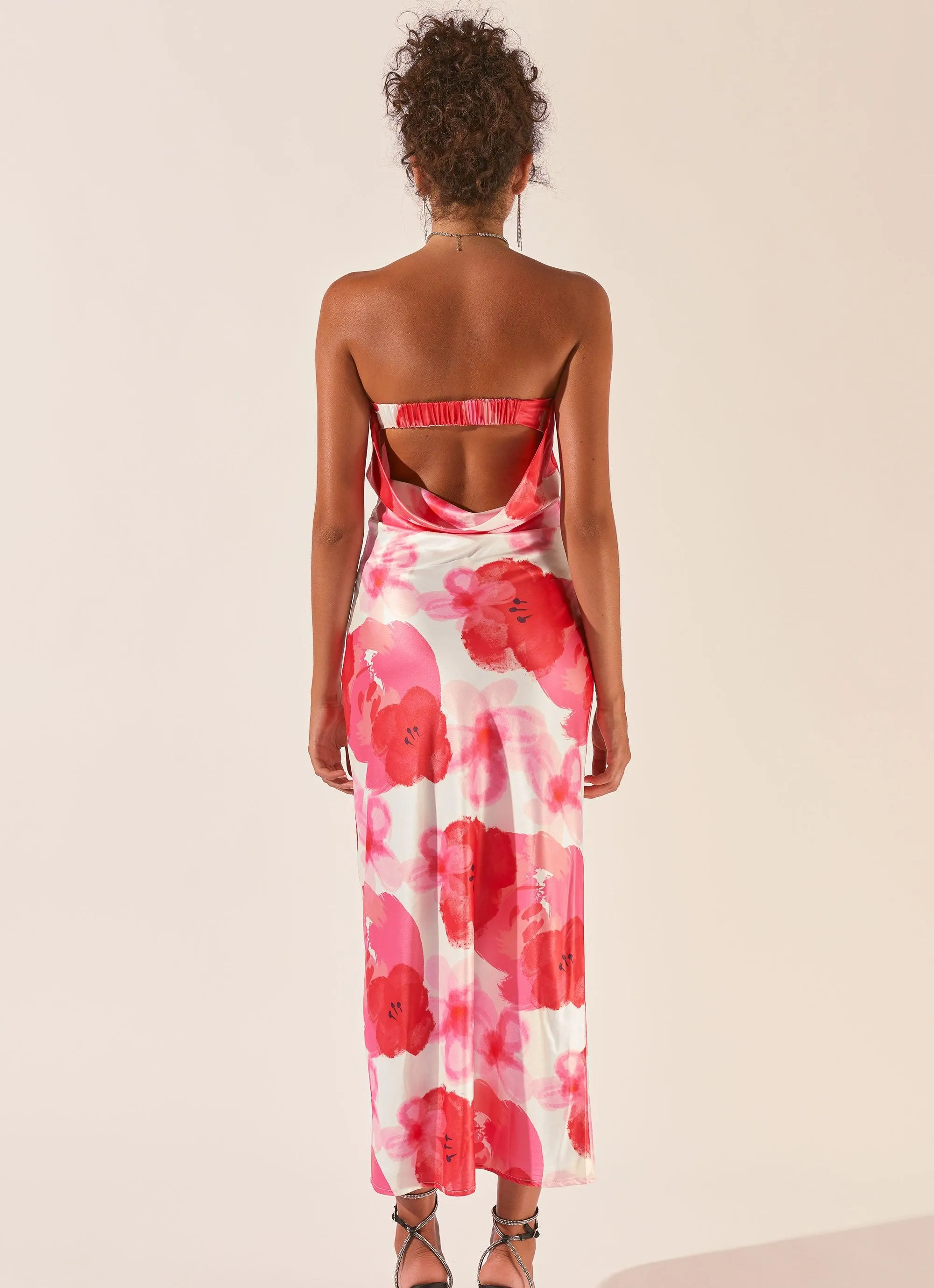 Love Me More Maxi Dress - Pink Rose