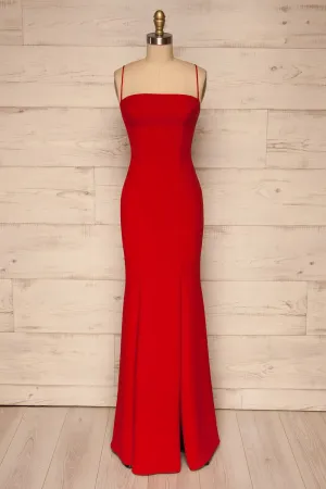 Milena Red | Mermaid Gown