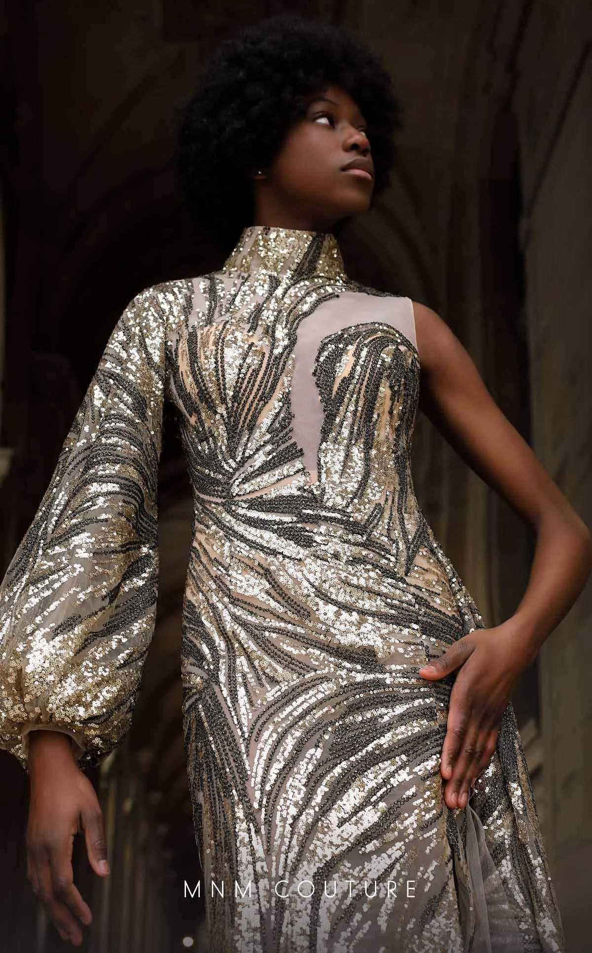 MNM COUTURE K4066 DRESS