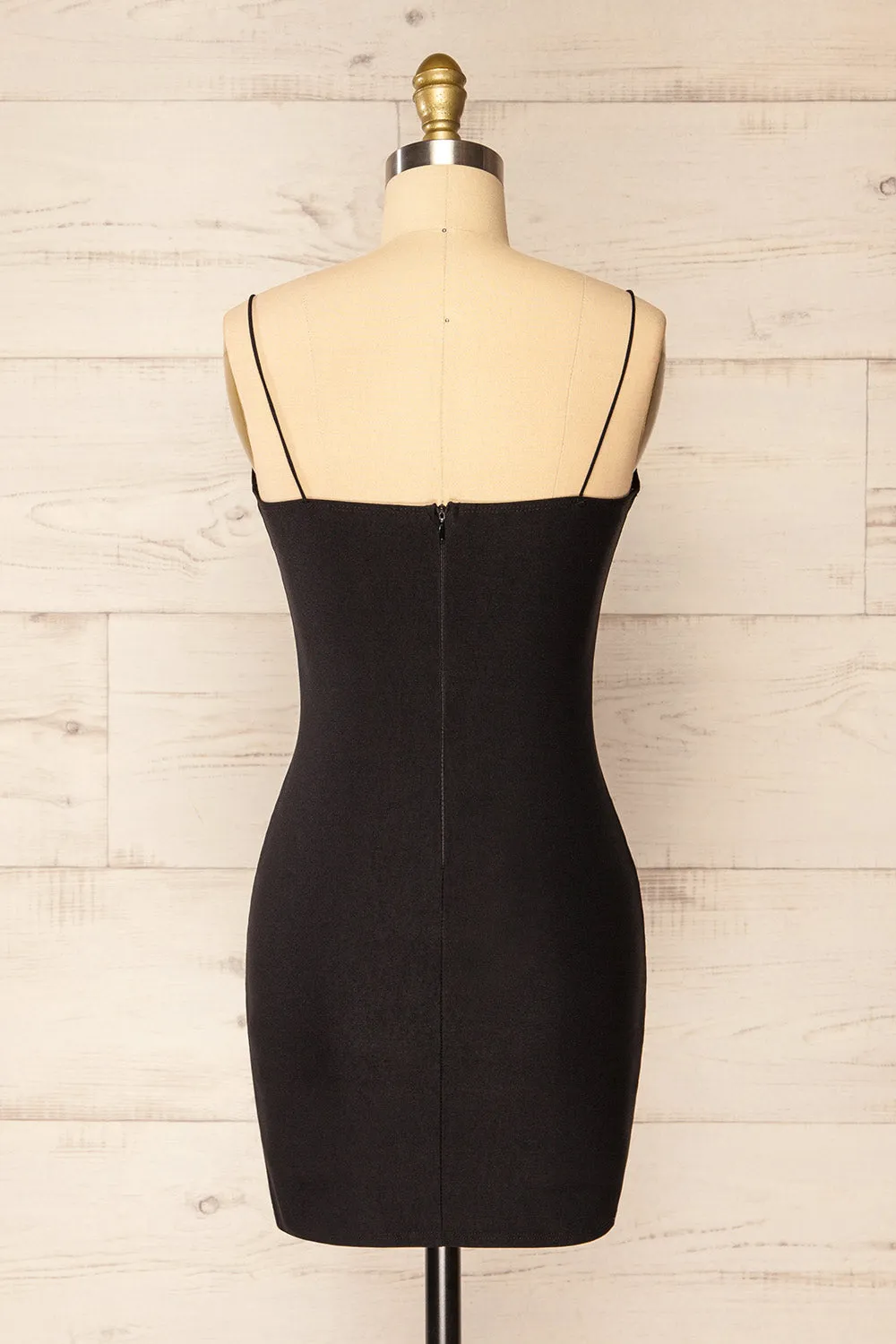 Mystik | Fitted Short Black Dress
