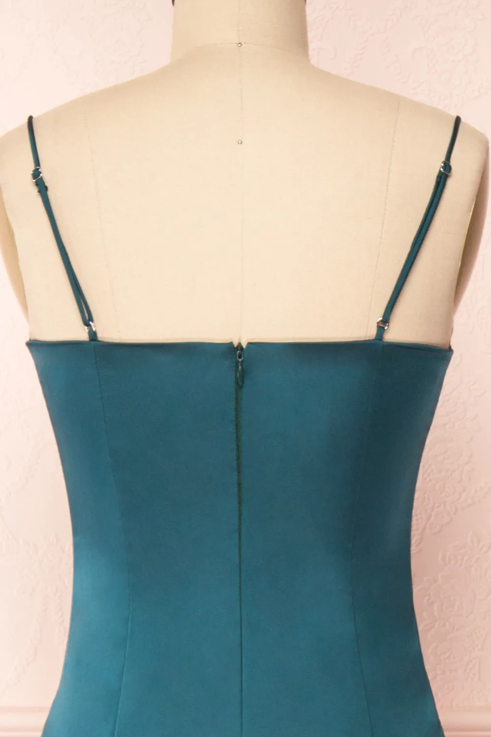 Naomie Emerald | Silky Mermaid Gown