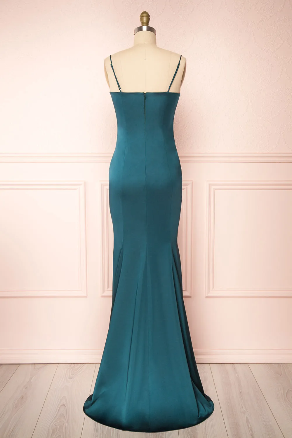Naomie Emerald | Silky Mermaid Gown