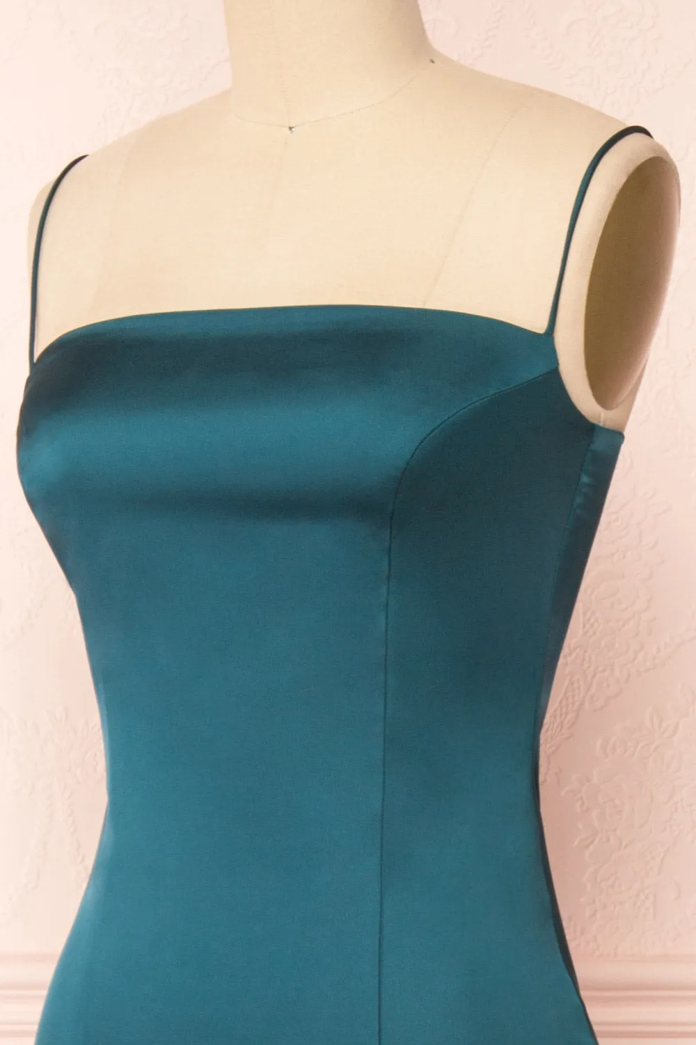 Naomie Emerald | Silky Mermaid Gown