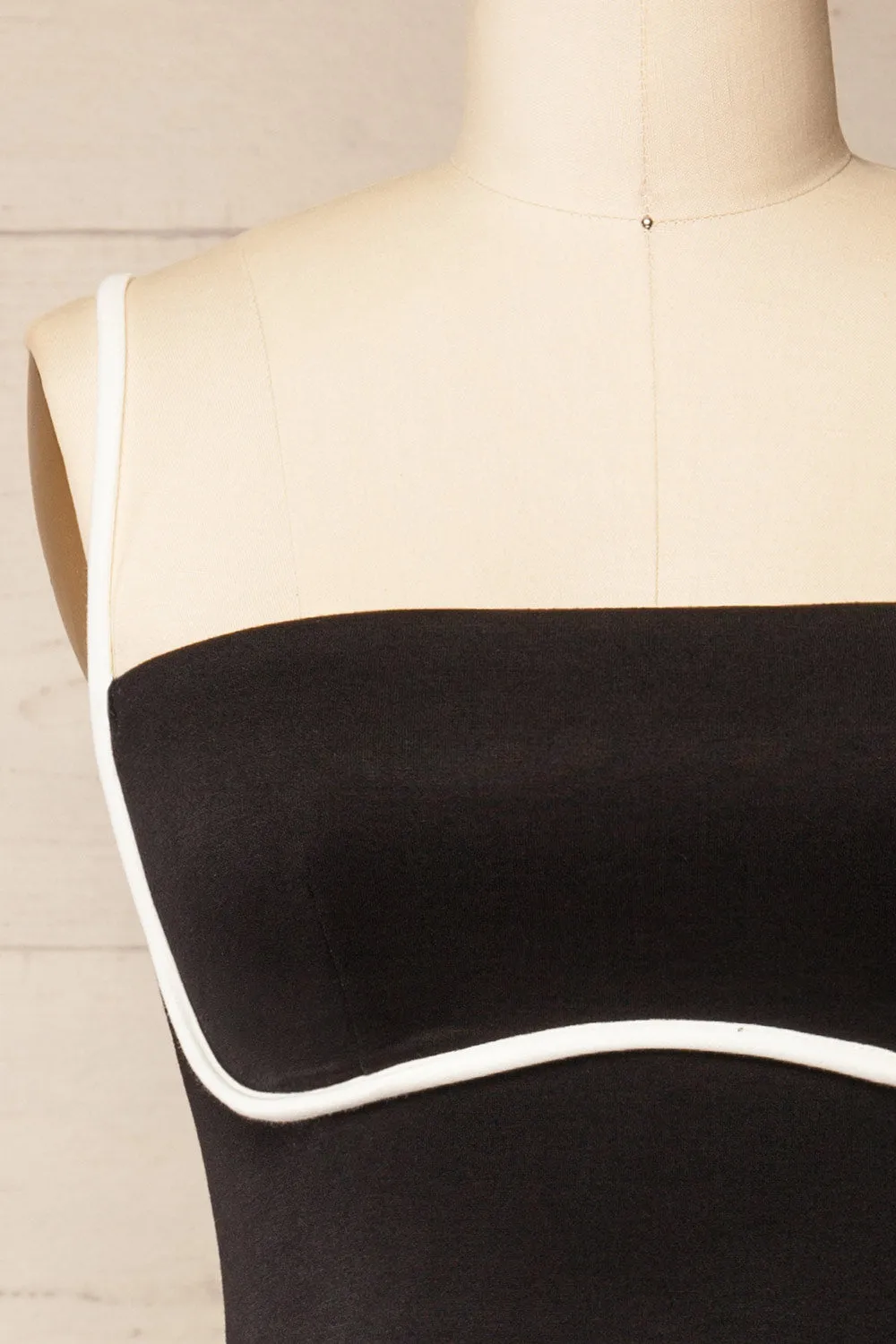 Pisang | Black Mini Dress with Built in Shorts
