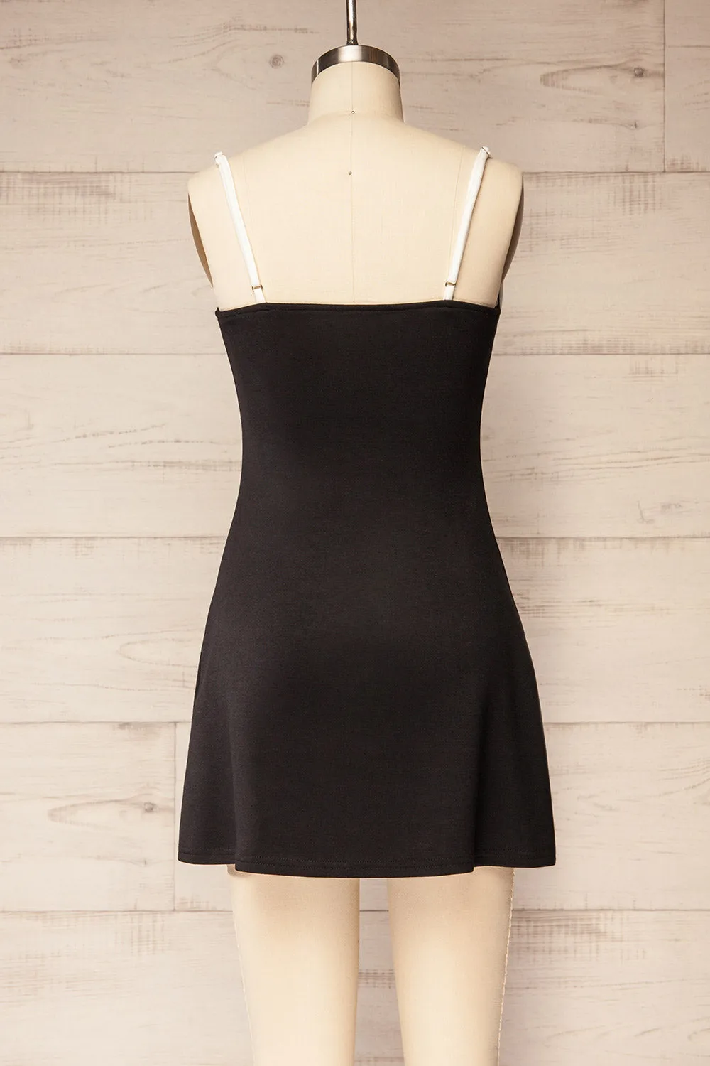 Pisang | Black Mini Dress with Built in Shorts