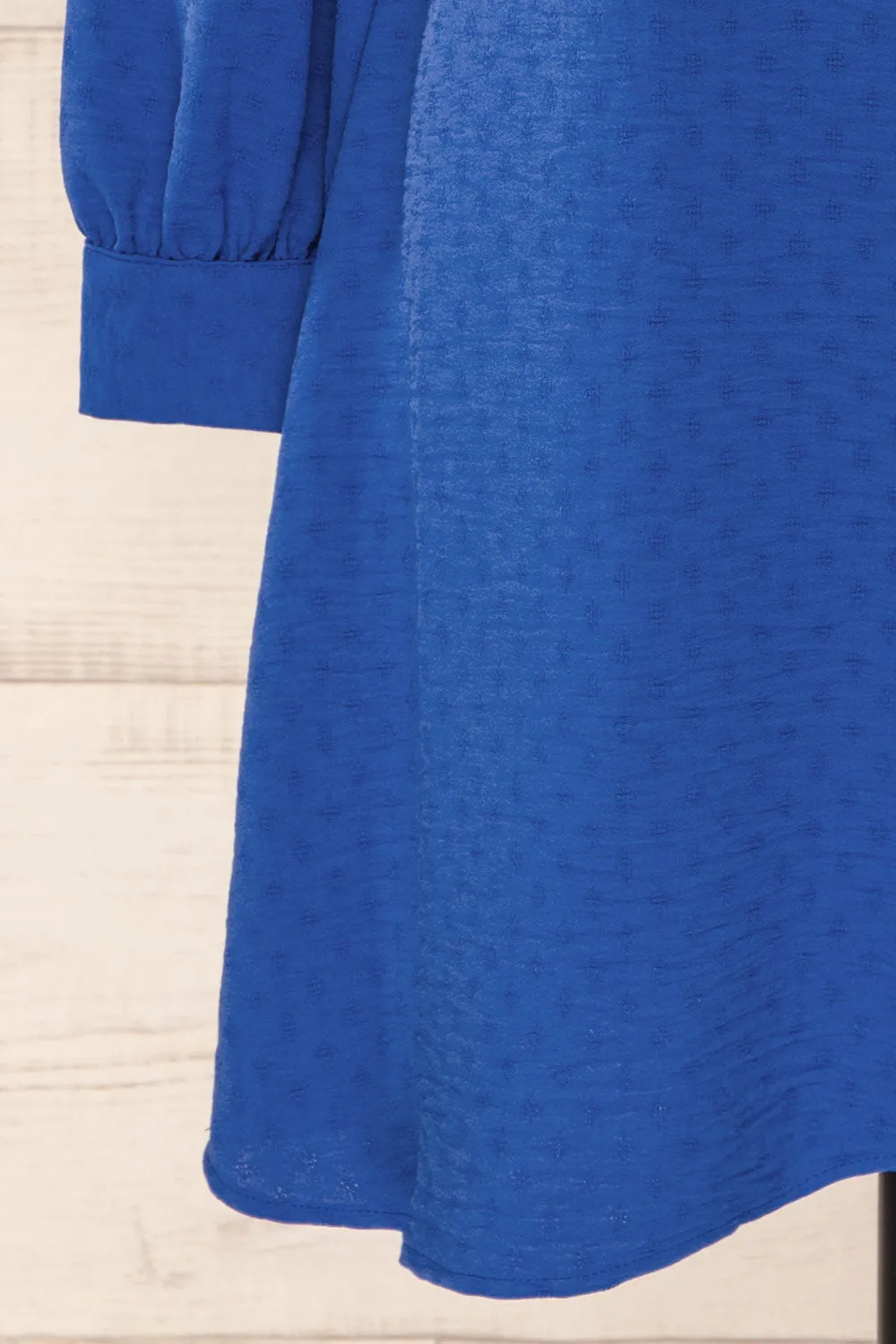 Rotherham Blue | Short A-line Dress w/ Long Sleeves