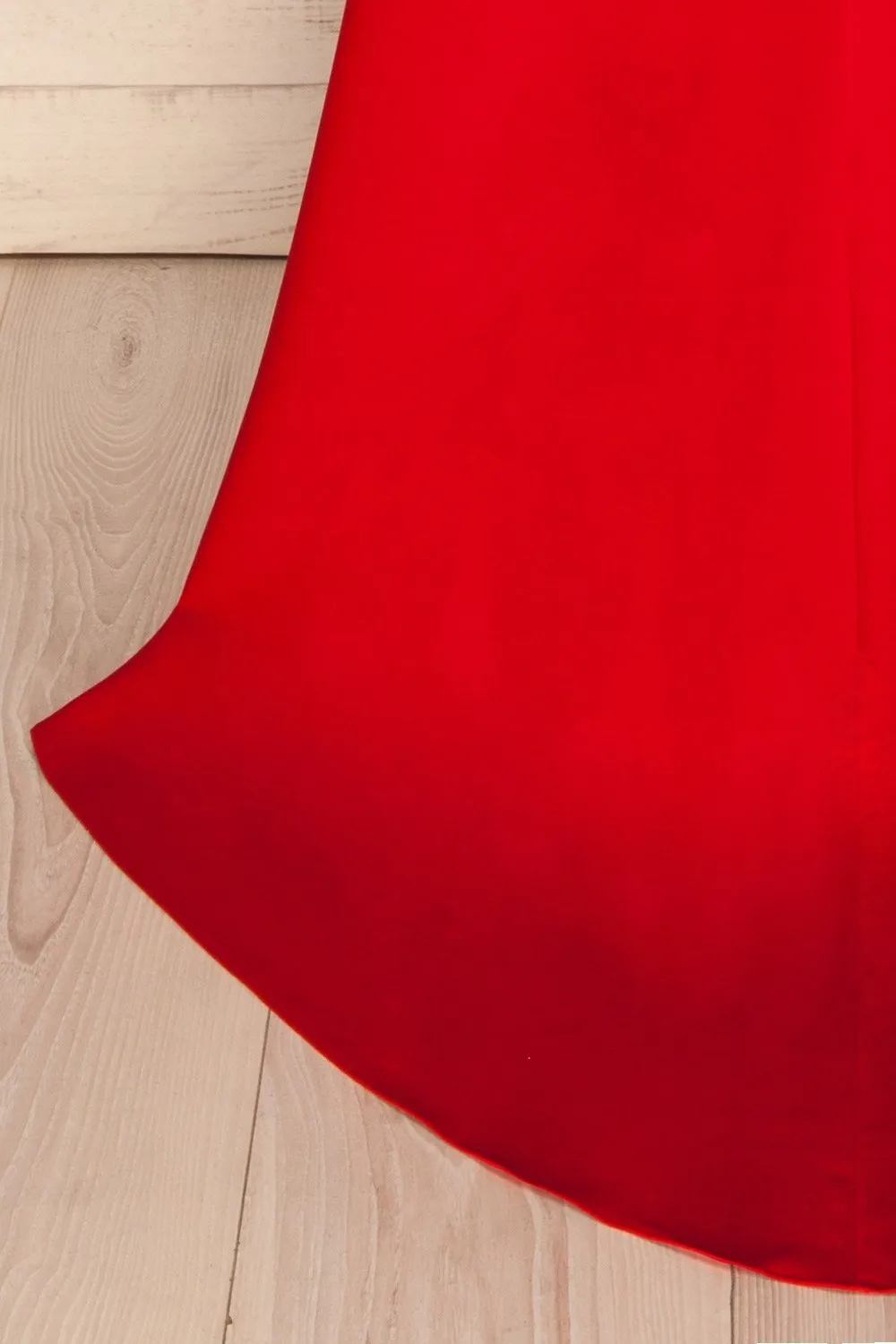 Sanya Red | Backless Mermaid Gown