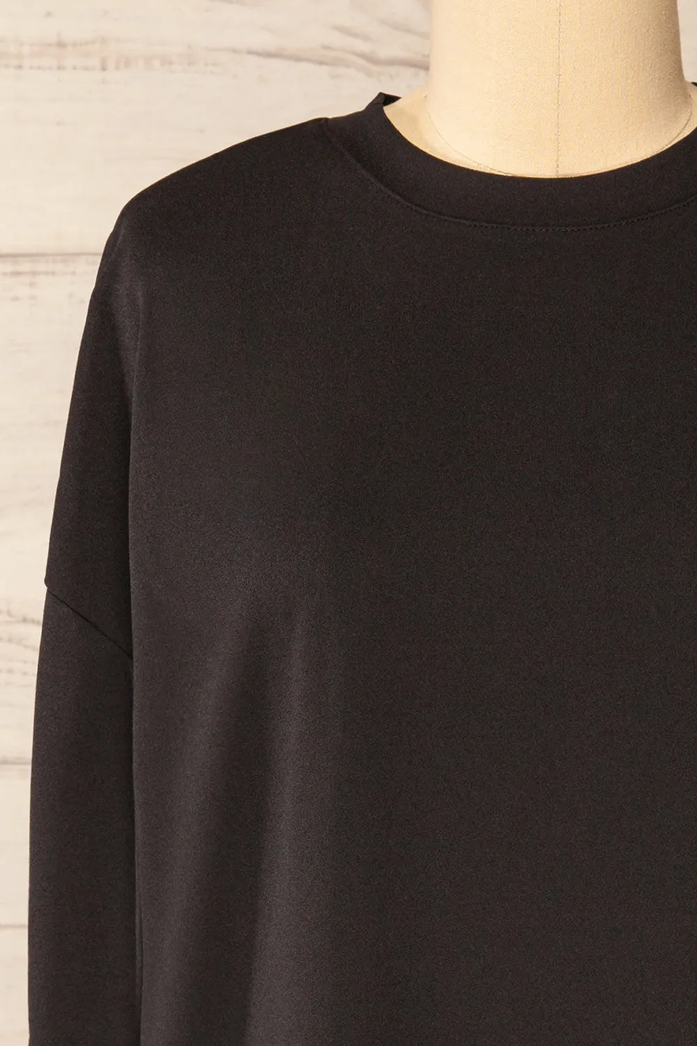 Torrejon | Short Dress w/ Ruched Sleeves