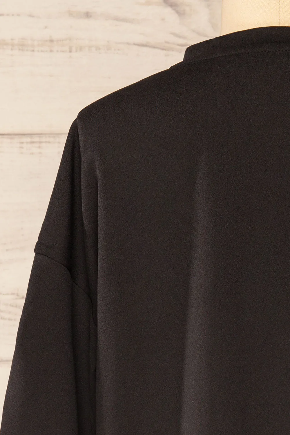 Torrejon | Short Dress w/ Ruched Sleeves